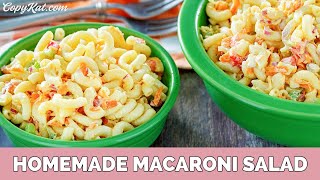 Simple Homemade Macaroni Salad [upl. by Arreip441]