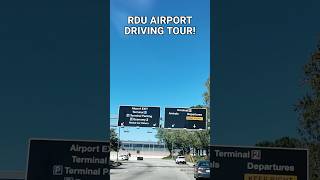 RDU AIRPORT DRIVING TOUR [upl. by Adaiha865]