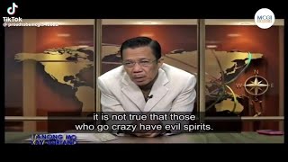 Lahat ba ng nababaliw ay sinasapian ng Demonyo  Sagot ni Bro Eli Soriano [upl. by Lohse927]