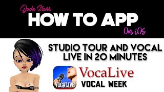 Studio Tour amp Vocalive on iOS  How To App on iOS  EP 24 [upl. by Norehc]