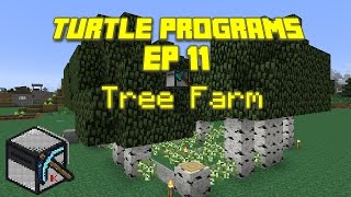 ComputerCraft Turtle Programs Ep 11 Tree Farm pastebin Qn008fPa [upl. by Drahsar]