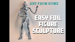 Foil Human Figure Sculpture [upl. by Alamat673]