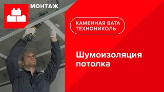 ТЕХНОНИКОЛЬ Инструкция по шумоизоляции потолка [upl. by Danete942]