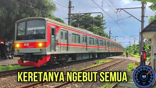 KERETA API KRL NGEBUT DI JAM SIBUK [upl. by Blakeley]