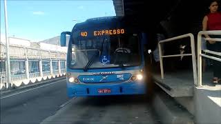 BRT 40  Jardim Oceânico X Madureira EXPRESSO [upl. by Shivers835]