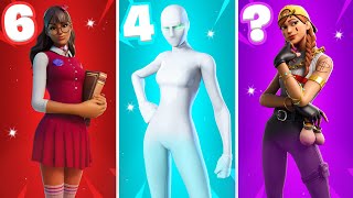 25 Most TRYHARD Fortnite Skins [upl. by Kevyn]