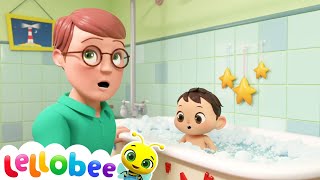 Splish and Splash  Baby Bath Song  Nursery Rhymes with Subtitles [upl. by Squires]