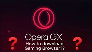 How to download Opera Gx and set as main Browser [upl. by Leviram]