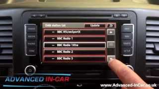 Volkswagen RNS 510 Nav amp DAB Review [upl. by Aitahs650]