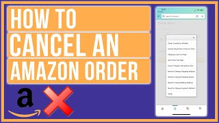 How To Cancel An Amazon Order  Full Refund [upl. by Naimaj]