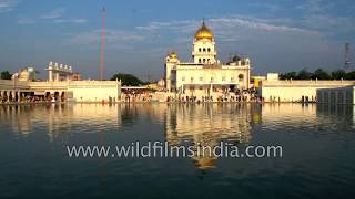 Gurudwara Bangla Sahib Sikhisms New Delhi stronghold [upl. by Kaehpos]