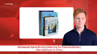 Wholesale Spiral Binding Machine for Exercise Books  Manufacturer in China [upl. by Sontag]