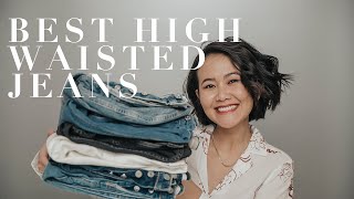 Best High Waisted Jeans  Levis Agolde Grlfrnd amp Everlane [upl. by Eldwun]