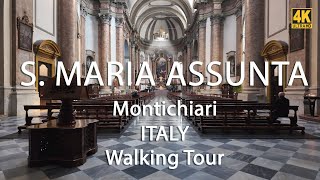 🇮🇹 Hidden Gem Inside S Maria Assunta – Montichiari’s Stunning Church  4K Tour [upl. by Kirat942]