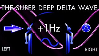 The Super Deep Sleeping Pill  1hr Pure Binaural Beat Session at 1Hz Intervals [upl. by Shelden]