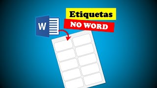 Como fazer etiquetas no word [upl. by Anisor235]