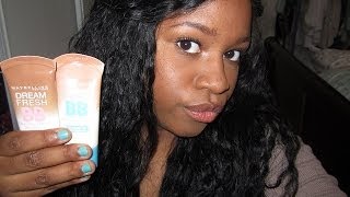 Maybelline Dream Pure BB Vs Dream Fresh BB [upl. by Anirahs]