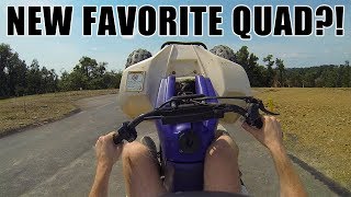 SUZUKI lt80 FIRST RIP Wheelies Riding amp Hillclimb [upl. by Ayatnwahs]