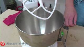 How to Adjust the Beaters on a KitchenAid Stand Mixer [upl. by Klara491]