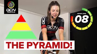 The Full Pyramid  30 Minute HIIT Indoor Cycling Workout [upl. by Bonina268]