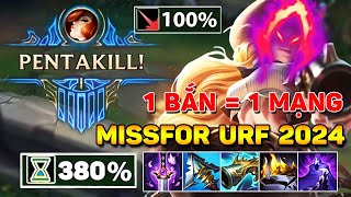 HỐT PENTAKILL  QUADRAKILL LIÊN TỤC CẢ TRẬN VỚI MISSFORTUNE 1 BẮN  1 MẠNG TẠI CHẾ ĐỘ URF 2024 [upl. by Ttennaej]