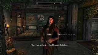 Serana dialogue add on Reuniting with Serana after alduins defeat redone [upl. by Haroppizt]