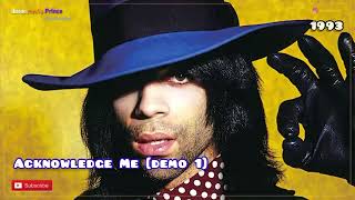 Prince Unreleased 208  Acknowledge Me 1 demo extended 1993 duanePrinceDMSR [upl. by Chucho]