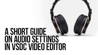 A short guide on audio settings in VSDC Video Editor [upl. by Alikahs]