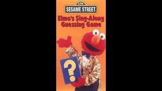 Sesame Songs Home Video  Elmos Sing Along Guessing Game Sony Wonder Version [upl. by Pember]