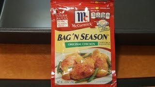 McCormick Bag N Season  Food Product Review [upl. by Nofpets]