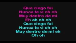 Marc Anthony Muy dentro de mi you sang to me Karaoke [upl. by Radborne125]