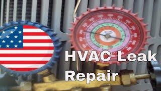 HVAC Leak Repair and Recharge [upl. by Nylidnarb]