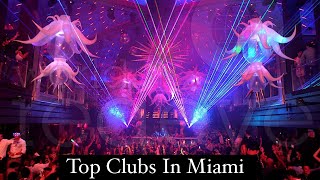 TOP 15 Nightclubs amp Lounges in MIAMI SOUTH BEACH [upl. by Wrdna]