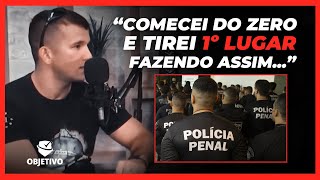 1º LUGAR NA POLÍCIA PENAL  CE REVELA COMO INICIOU OS ESTUDOS  Objetivo Concursos [upl. by Tseng479]