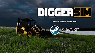 DiggerSim Excavator Simulator  Steam Trailer [upl. by Euqinamod270]