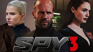 Spy 3 2025 Movie  Jason Statham Melissa McCarthy Rose Byrne Jude Fact And Review [upl. by Acsehcnarf]