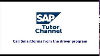 call smartforms from the driver program [upl. by Ientruoc]