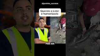 Quando o líder é humanizado até é estranho humor comedia firma chefe lider shorts short [upl. by Novihs]