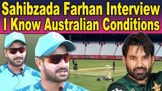 Sahibzada Farhan on M Rizwan captaincy  PAKvAUS series [upl. by Eromle15]