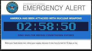 US Nuclear Attack Warning [upl. by Amorita]