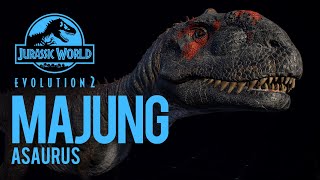 MAJUNGASAURUS JWE2  Jurassic World Evolution 2 all dinosaurs [upl. by Noloc384]