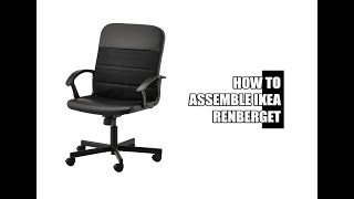 How to assemble IKEA RENBERGET [upl. by Ettenim]