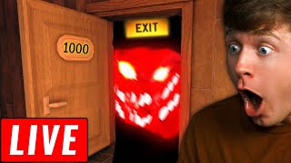 I BEAT LEVEL 1000 SECRET ROOM IN ROBLOX DOORS First Try [upl. by Rosner]