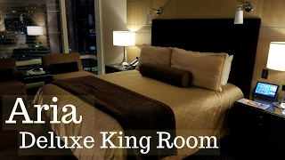 Aria Las Vegas  Deluxe King Room [upl. by Anwahsak]