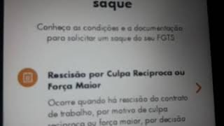 Saque rescisão app FGTS [upl. by Aloise333]