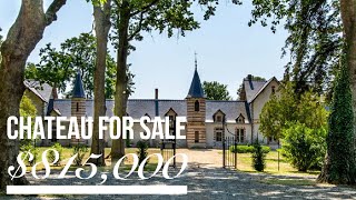 Unique CHATEAU Near Angers For Sale [upl. by Aloisius246]