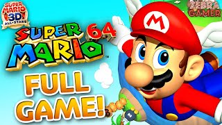 Super Mario 64 Full Game Walkthrough [upl. by Eimac]