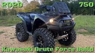 2020 Kawasaki Brute Force 750  Highlifter  Radiator Relocation Kit  Lift Kit  CBTR Build [upl. by Nahseez516]