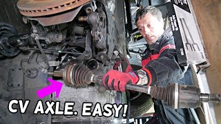 KIA OPTIMA CV AXLE SHAFT REPLACEMENT REMOVAL [upl. by Mhoj]