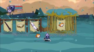 Castle Crashers Remastered X1 ALL Weapons GUIDE [upl. by Trilly950]